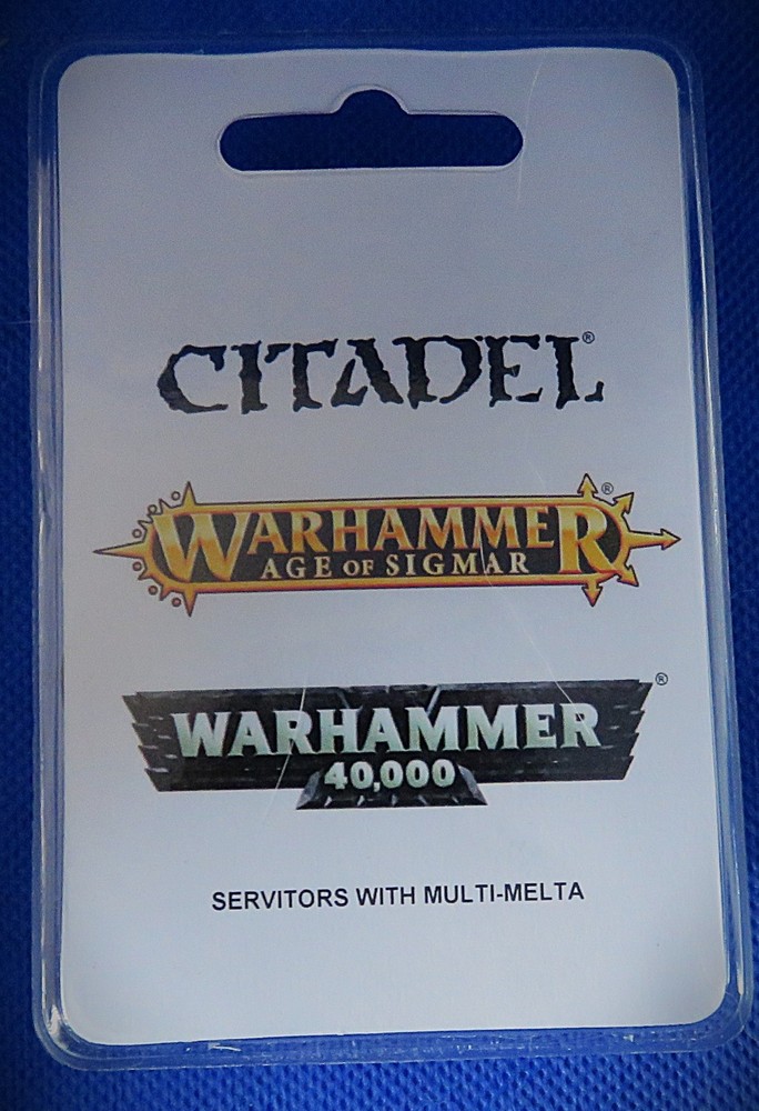 WARHAMMER 40K , CITADEL SERVITORS WITH MULTI-MELTAS