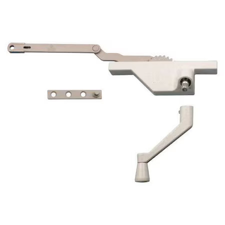 True Hardware Th 23092 Dual Pull Lever Operator With Bracket, White (Single