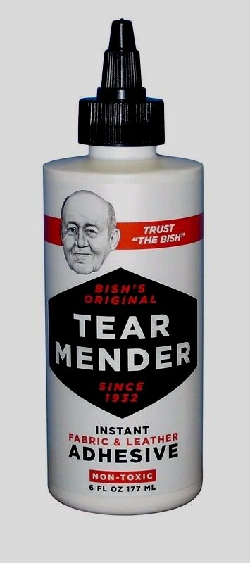 TEAR MENDER*** Instant Fabric & Leather Adhesive Non-Toxic Glue 6oz TG-6 NEW!