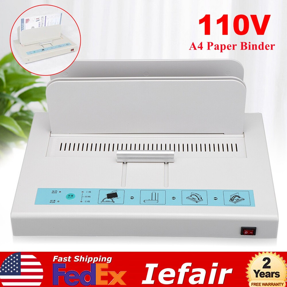 Thermal Binding Machine Thermal Book Binder 500 Sheets A4 Document Binder Office