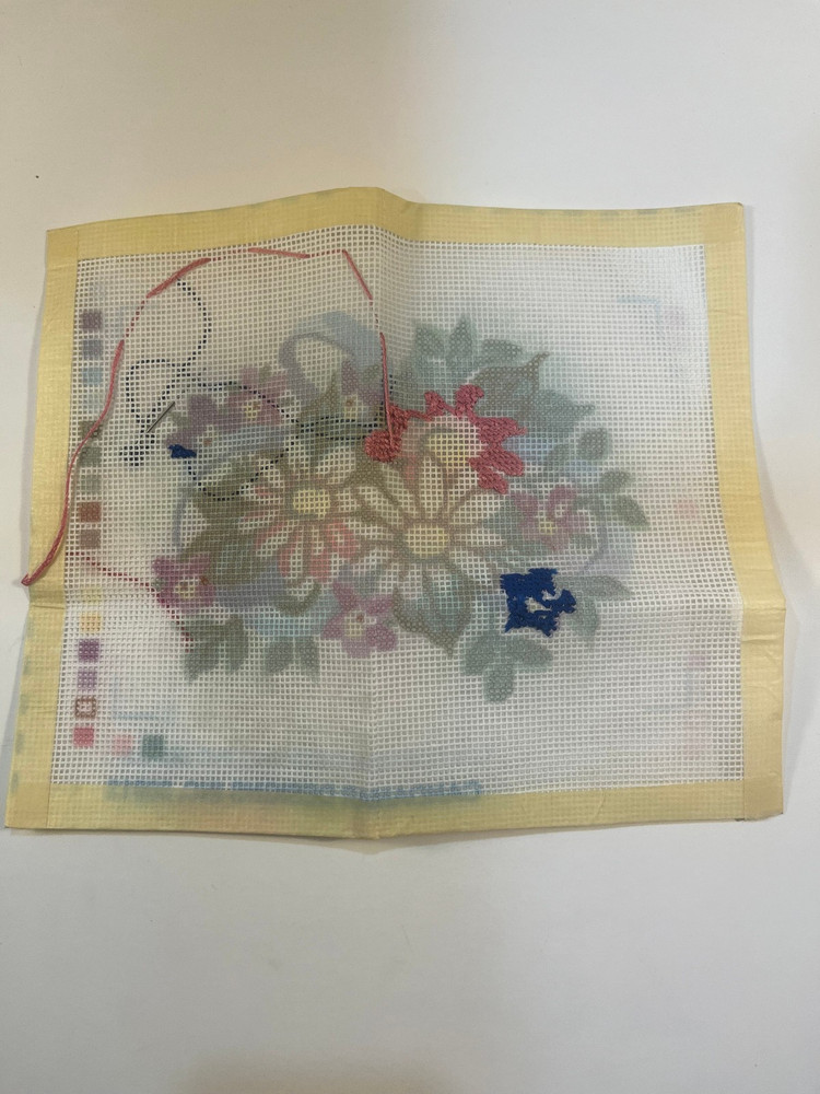 Golden Bee Needlepoint Kit #30813 "Daisies" - Started