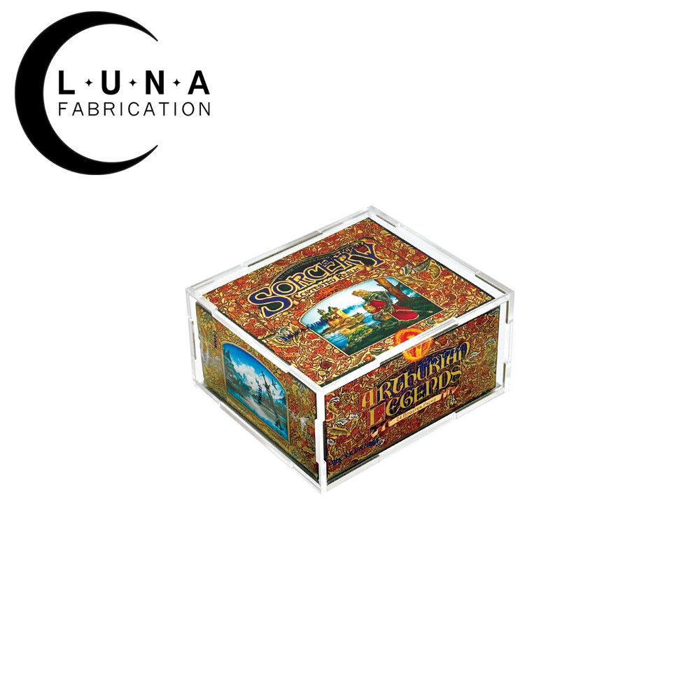 Acrylic display case for Sorcery Contested Realm Arthurian Legends Booster Box
