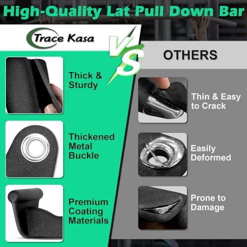 LAT Pulldown Attachments: LAT Pull Down Bar Cable 1&4 - Narrow & Middle Grip