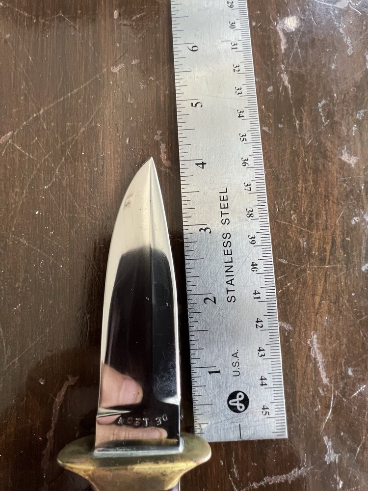 Enedino De Leon 4 “ Fighter ( SV ) Stamp , Custom Sheath