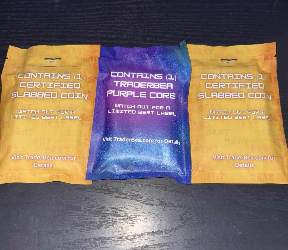 (3) Traderbea Bert Sample Packs Unopened