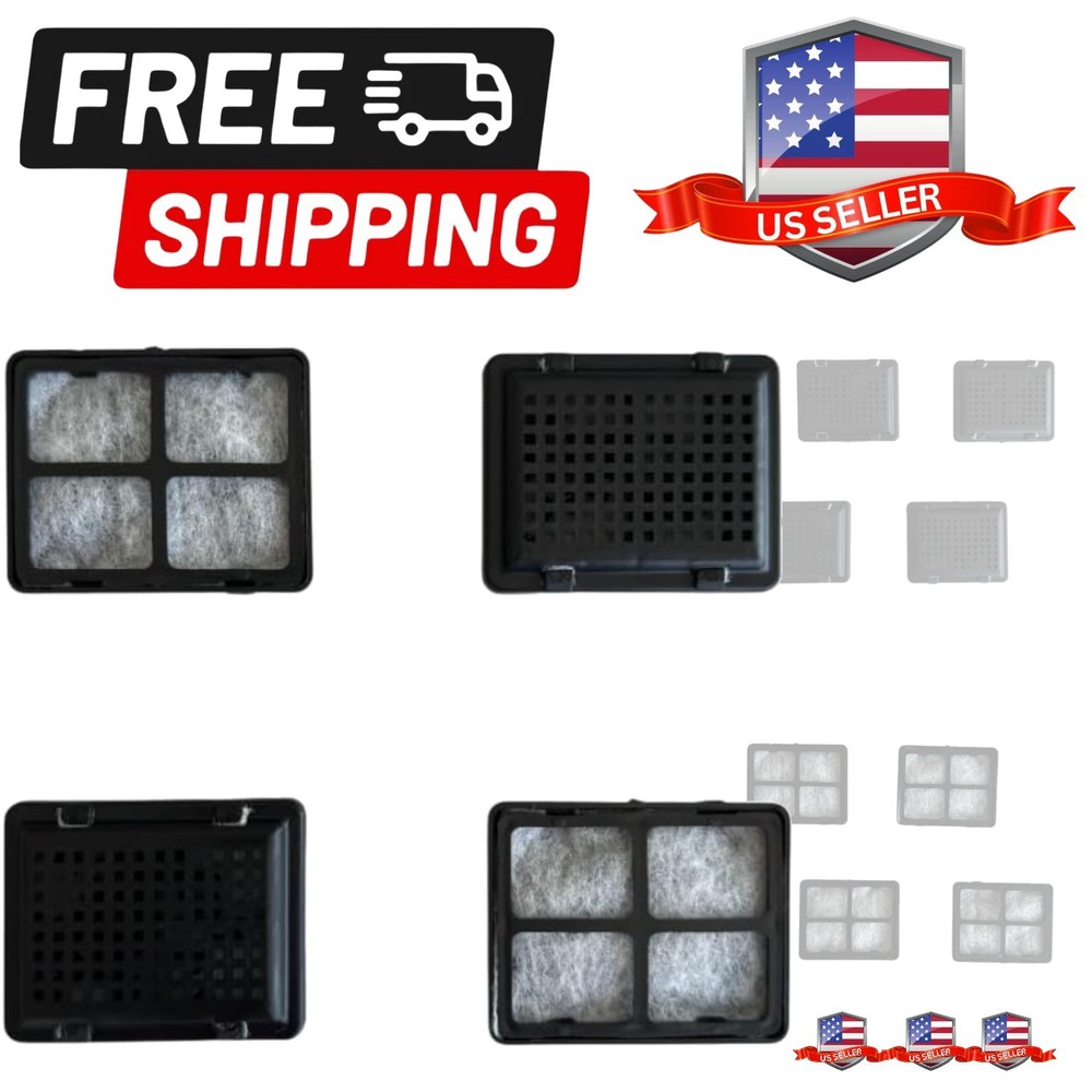 4-Pack Replacement Filter for Aqua Clay, Mini and First Compatible - Cats and...