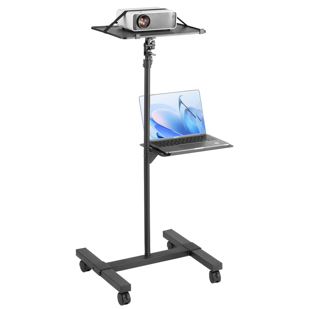 Projector Stand with Wheels,Projector Floor Stand Adjustable Height from 22.8