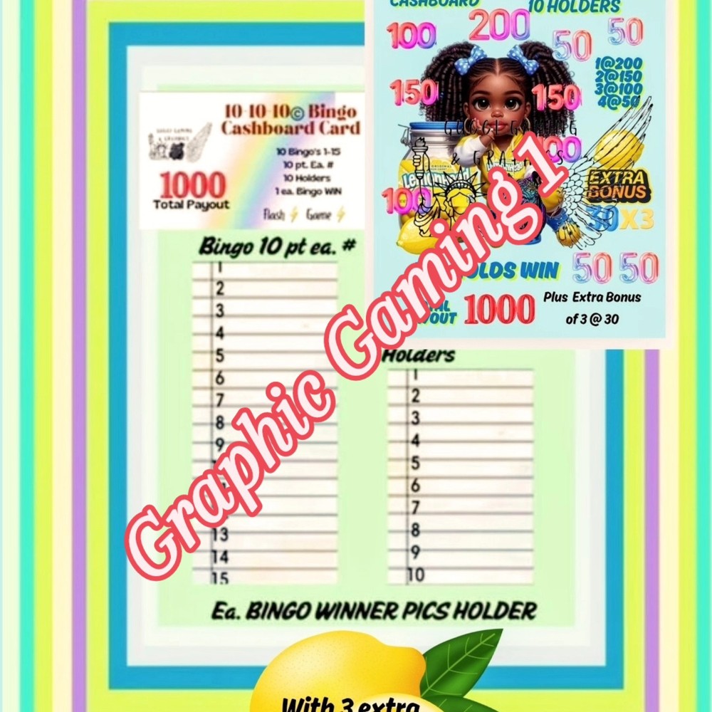 Bingo Cashboards