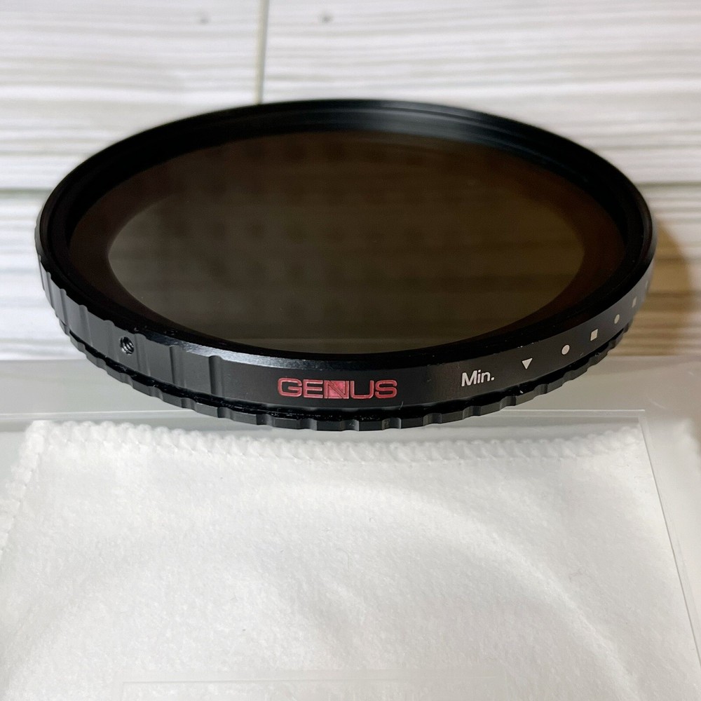 Genus 77mm ND Filter with Case, Microfiber, And Hardware Good