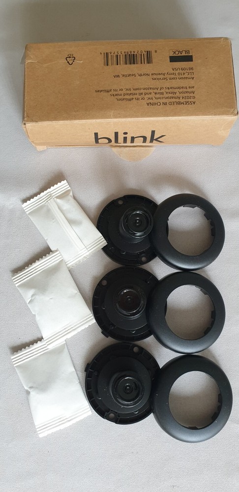 Blink Mini 2 Stand and Mounting Kit Black for Adjust Camera - 3 Pack