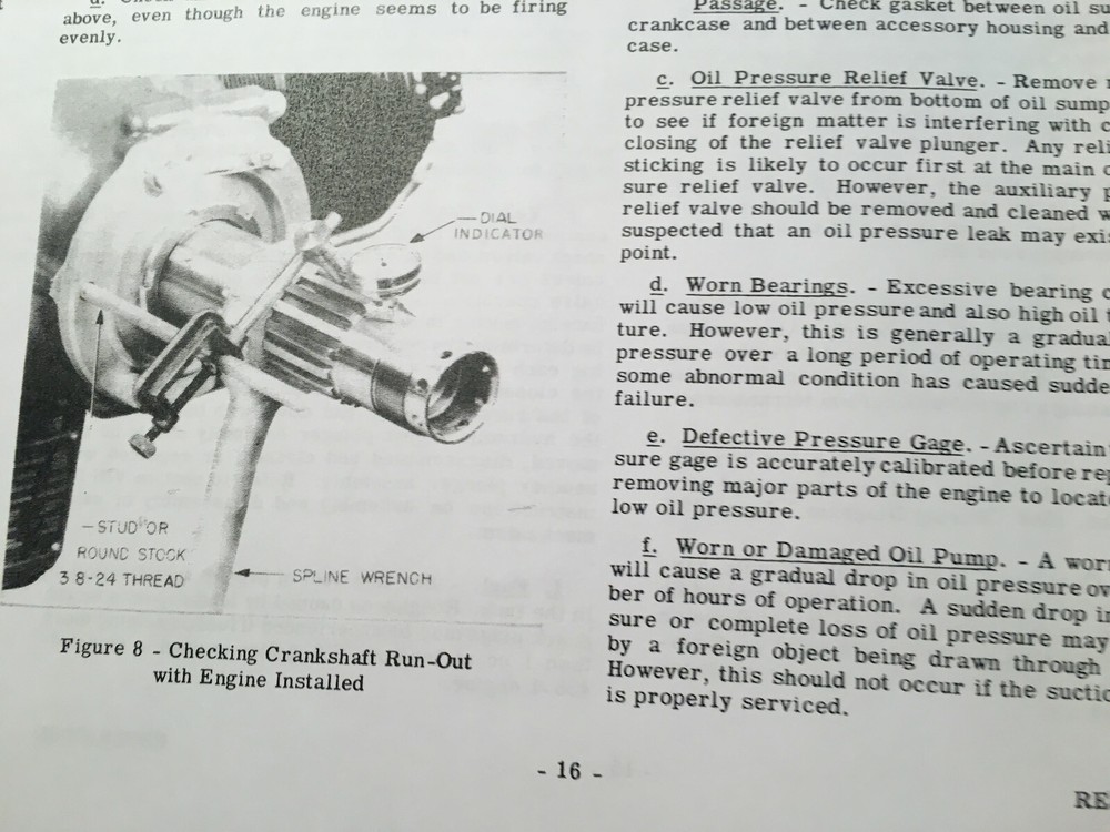 Lycoming O-435-1 Series Engine Service Manual