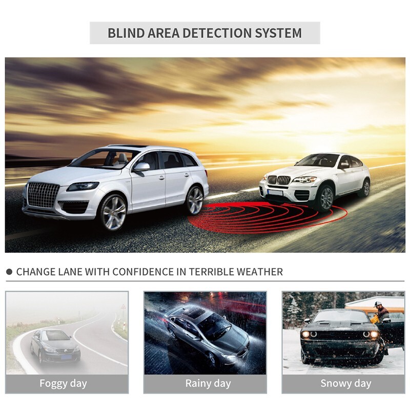 EASYGUARD Blind zone detect Radar Detection system Lane change drive assistance