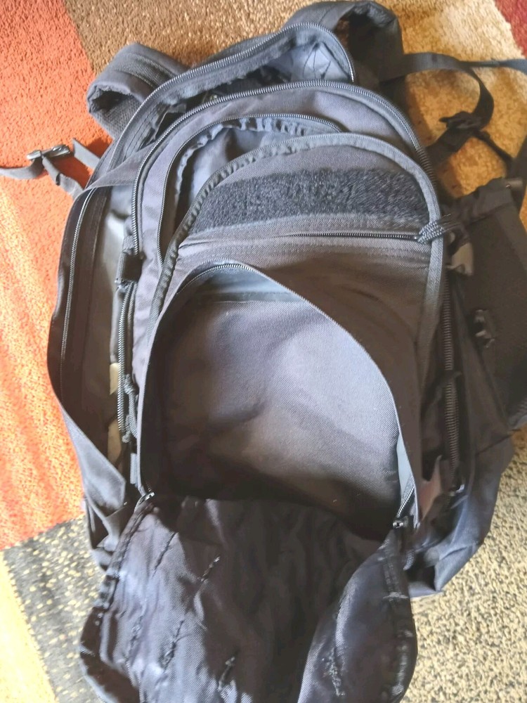 S.O.C Black Military Tactical Large Backpack 3 Day pass With Multi-layer Pocket