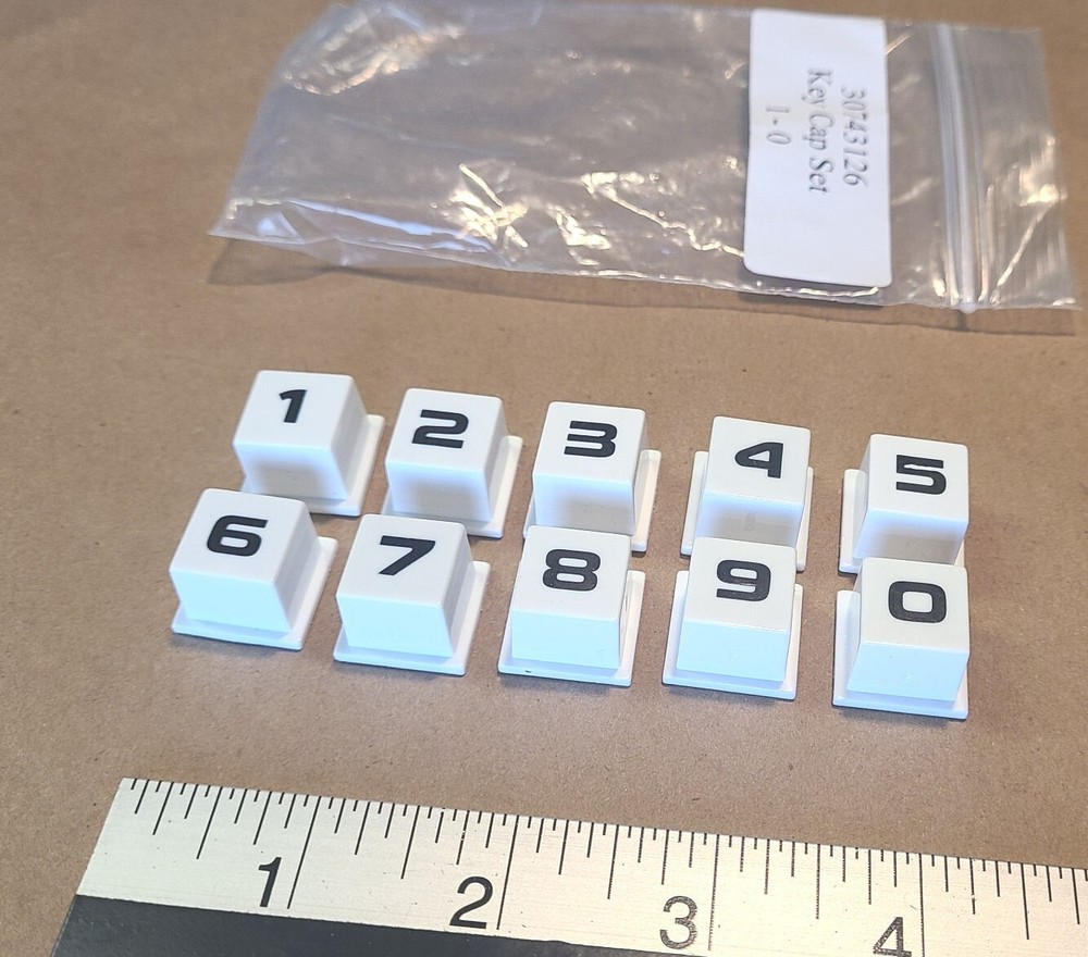 Rowe AMI jukebox selection keyboard number replacements - # 1 thru #0 - New