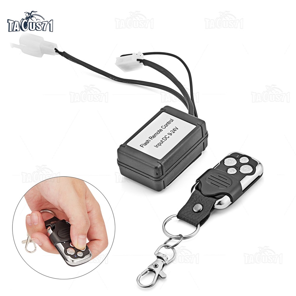 Remote Control Wiring Harness Kit Strobe Switch Relay LED Light Bar 120W-350W