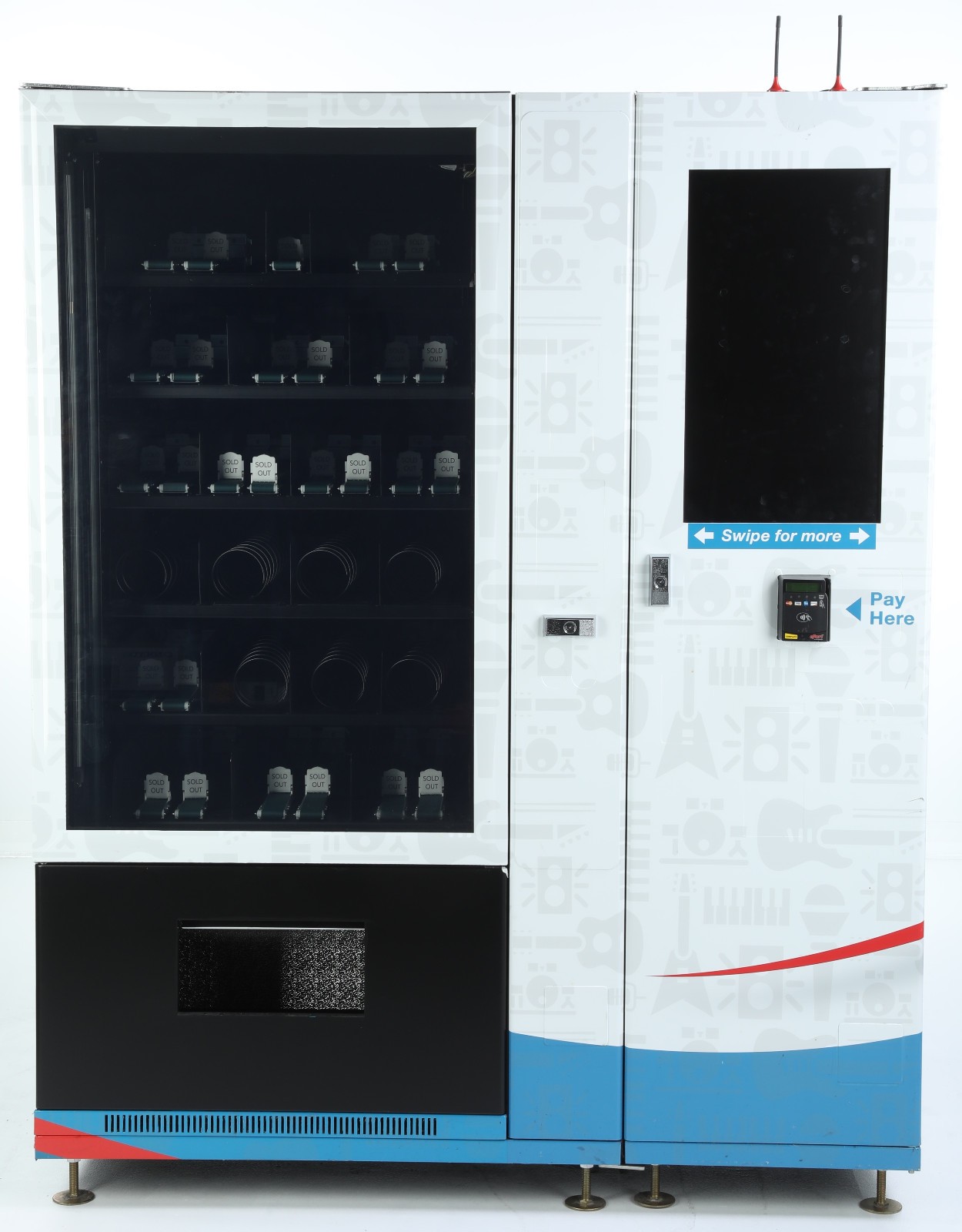 Digital Media Vending Large Floor Standing Vending Machine