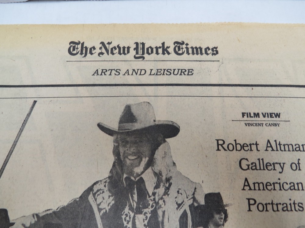 KISS JERSEY CITY 7/10/76 CONCERT AD FULL NEW YORK TIMES ARTS SECTION 50TH ANN!