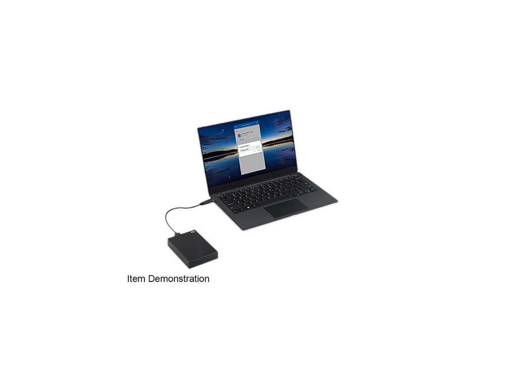 Seagate One Touch 5TB External HDD with Password Protection - Black
