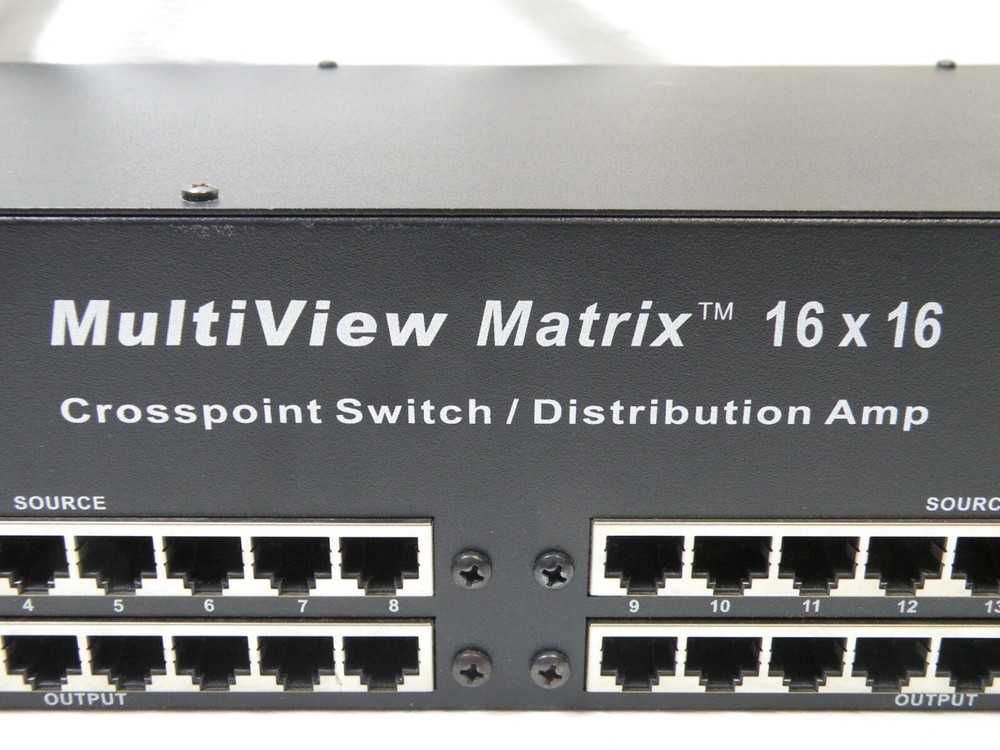 Magenta Multiview Matrix 16x16 Crosspoint Switch Distribution Amplifier