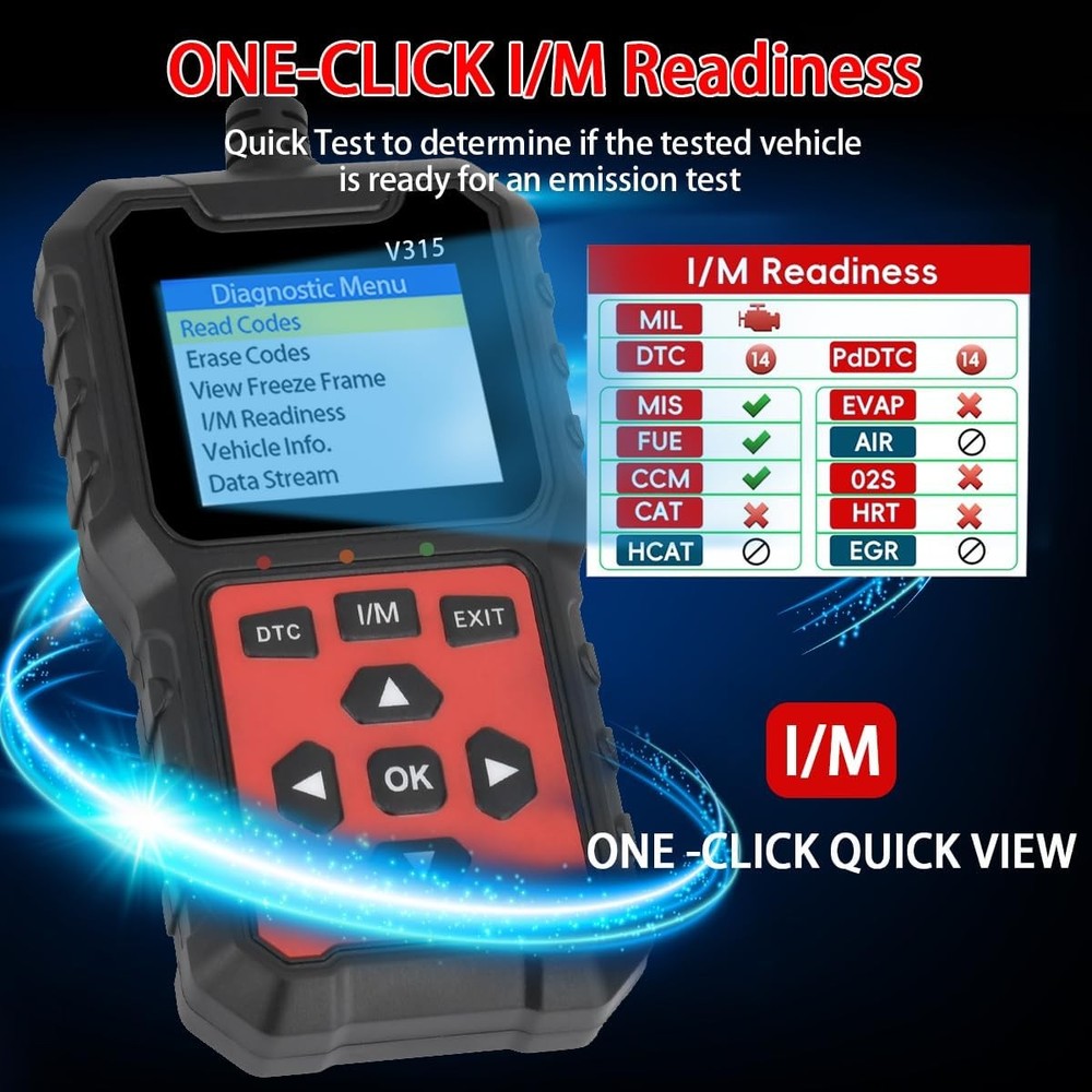 V315 OBD2 Diagnostic Diagnostic Tool Tool, Code Reader, Engine Light Diagnostic