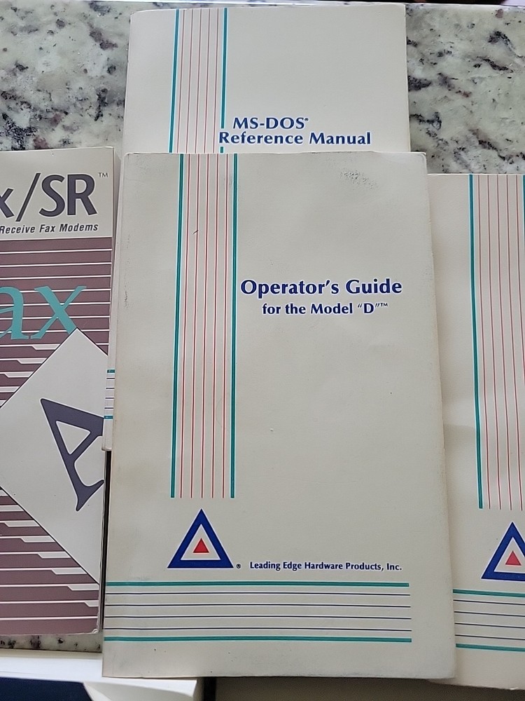 Lot Computer Manuals IBM Microsoft BitFax Mosaic Paint Epson Dos Basic Lotus 17