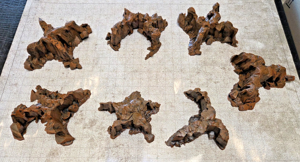 Huge Caverns Scatter Set FULLY PAINTED D&D Pathfinder Warhammer 40K