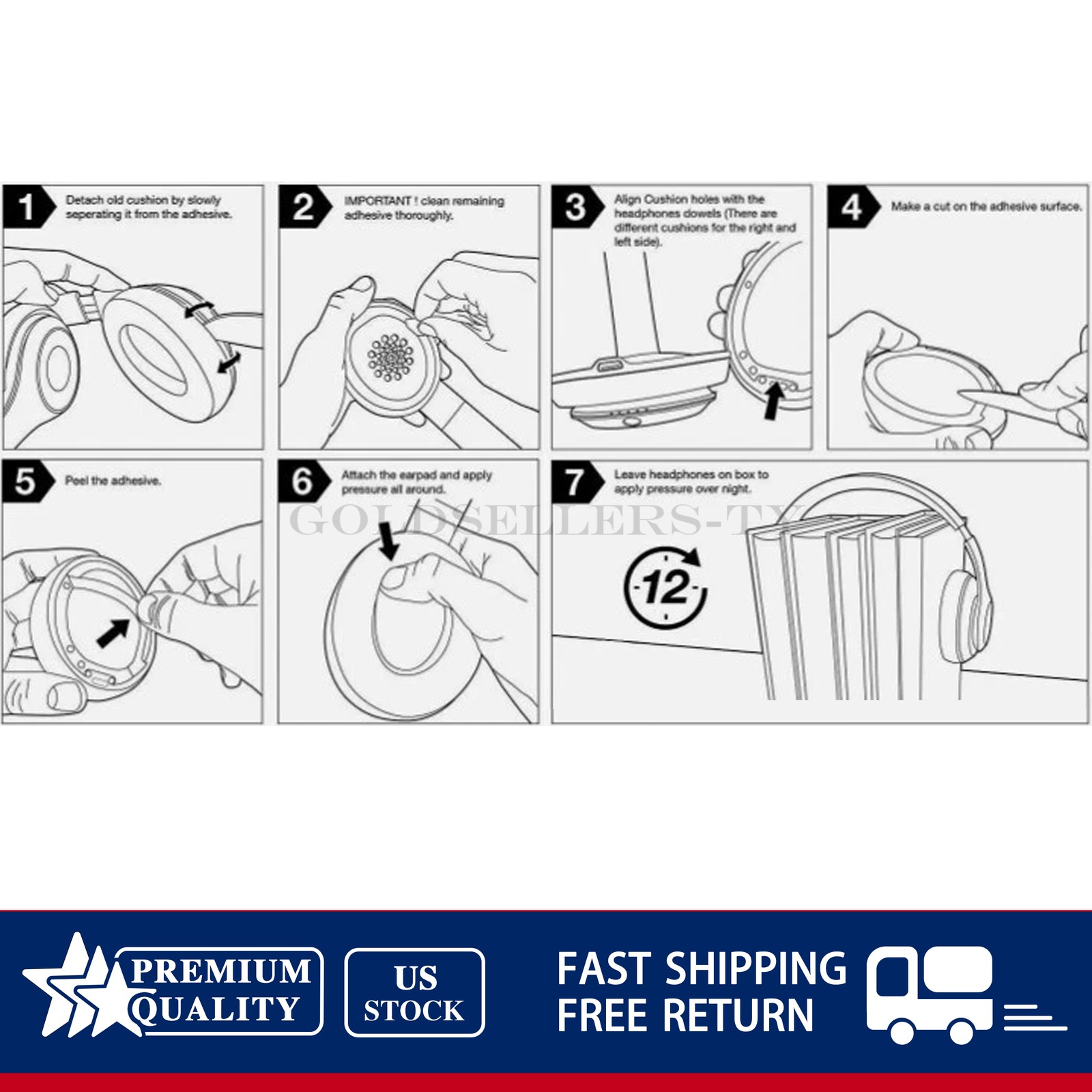 For Beats by Dr Dre Solo 2 Solo 3 Wireless/Wired Replacement Ear Pads Cushion