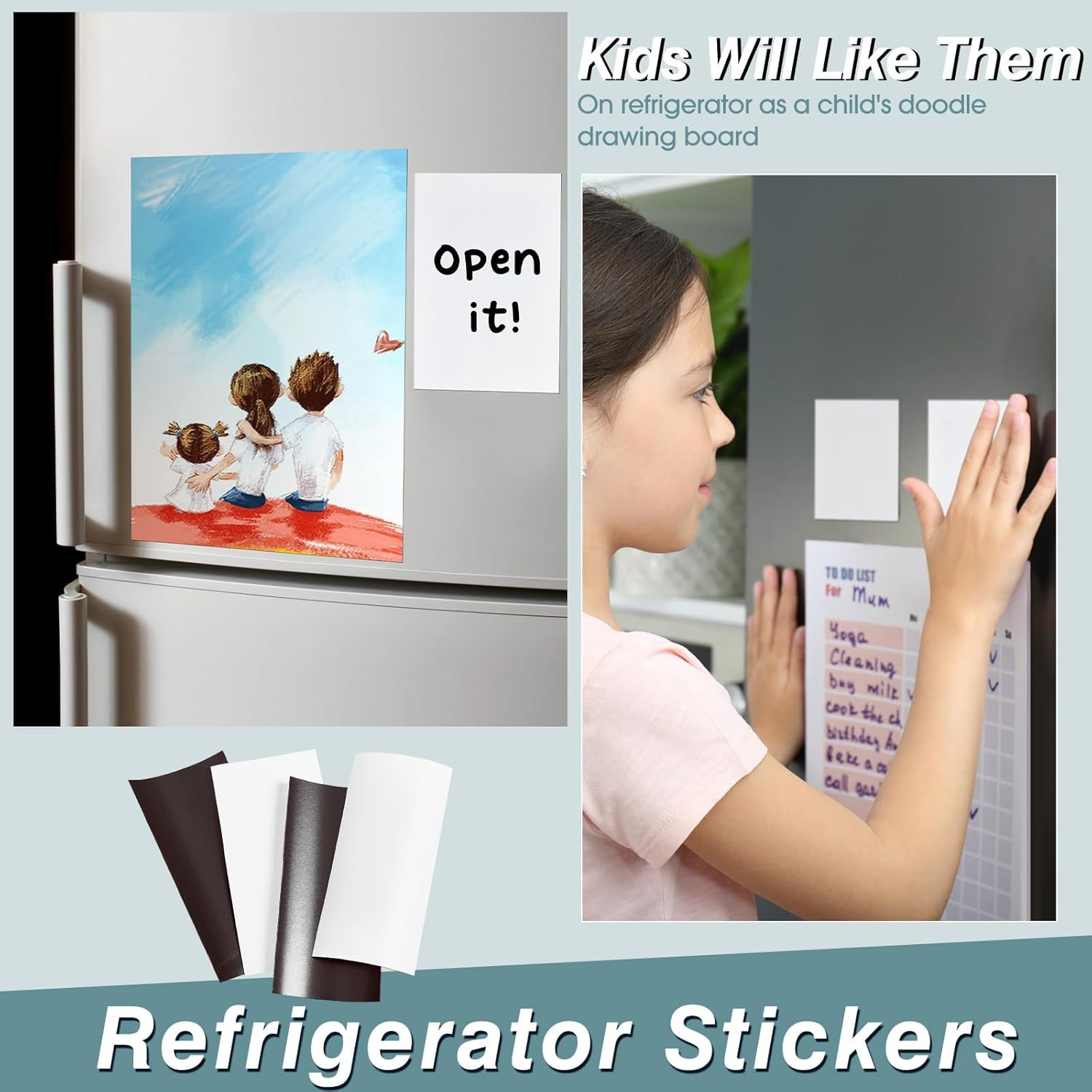 36"x12' 30 Mil White Magnetic Sheets for DIY Crafts & Vehicle Signs