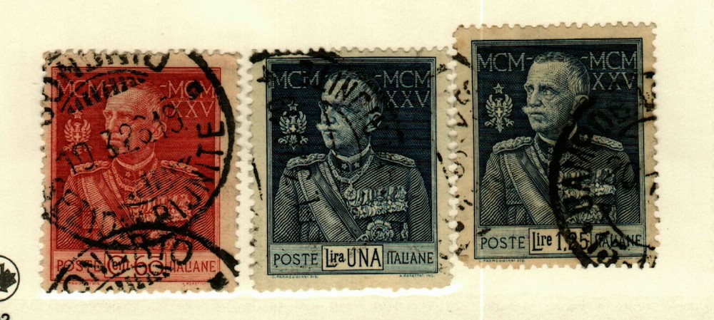 Italy #175-7 used CV$3.65