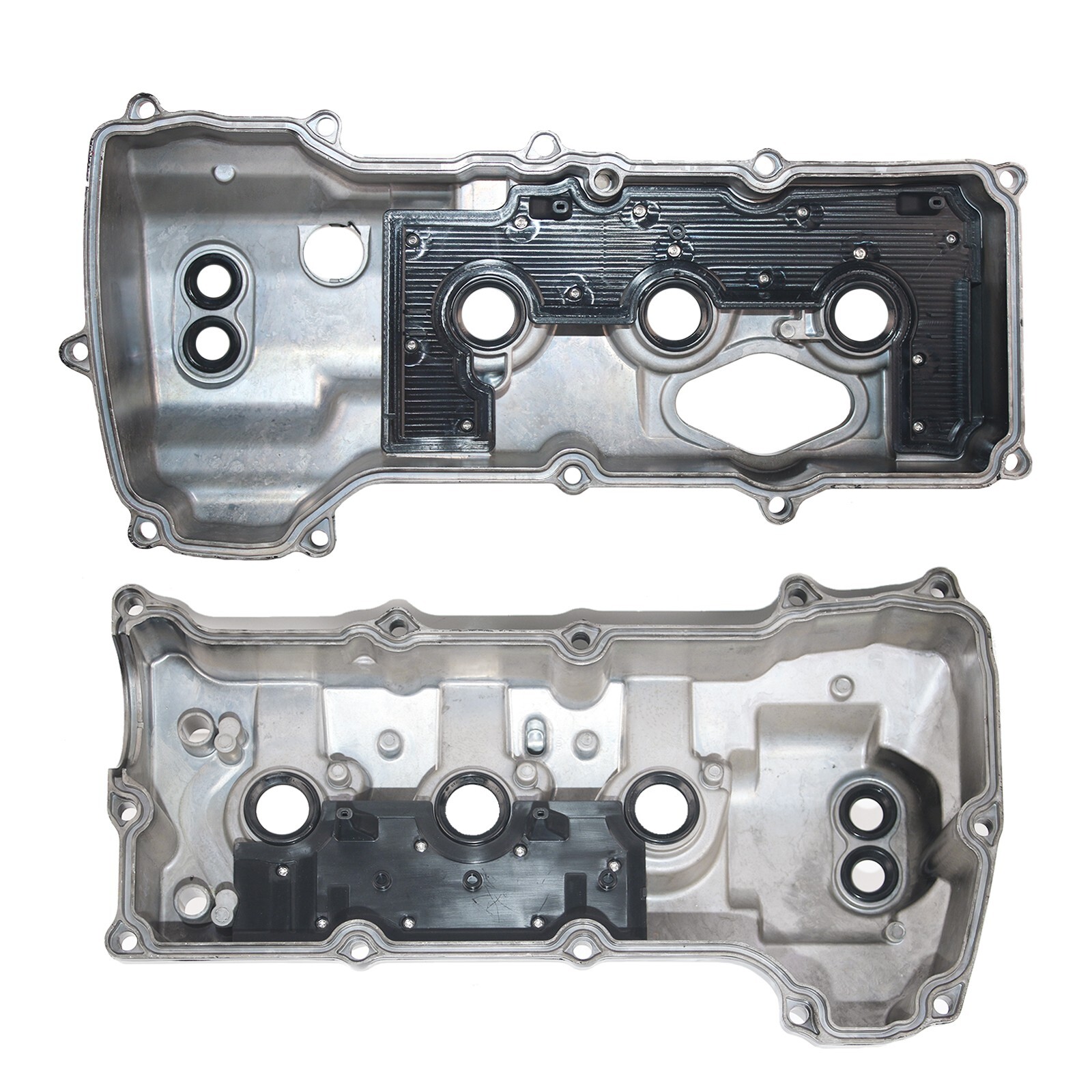 LH & RH Aluminum Valve Covers Set for 2013-2016 Ford F-150 15-17 Expedition 3.5L