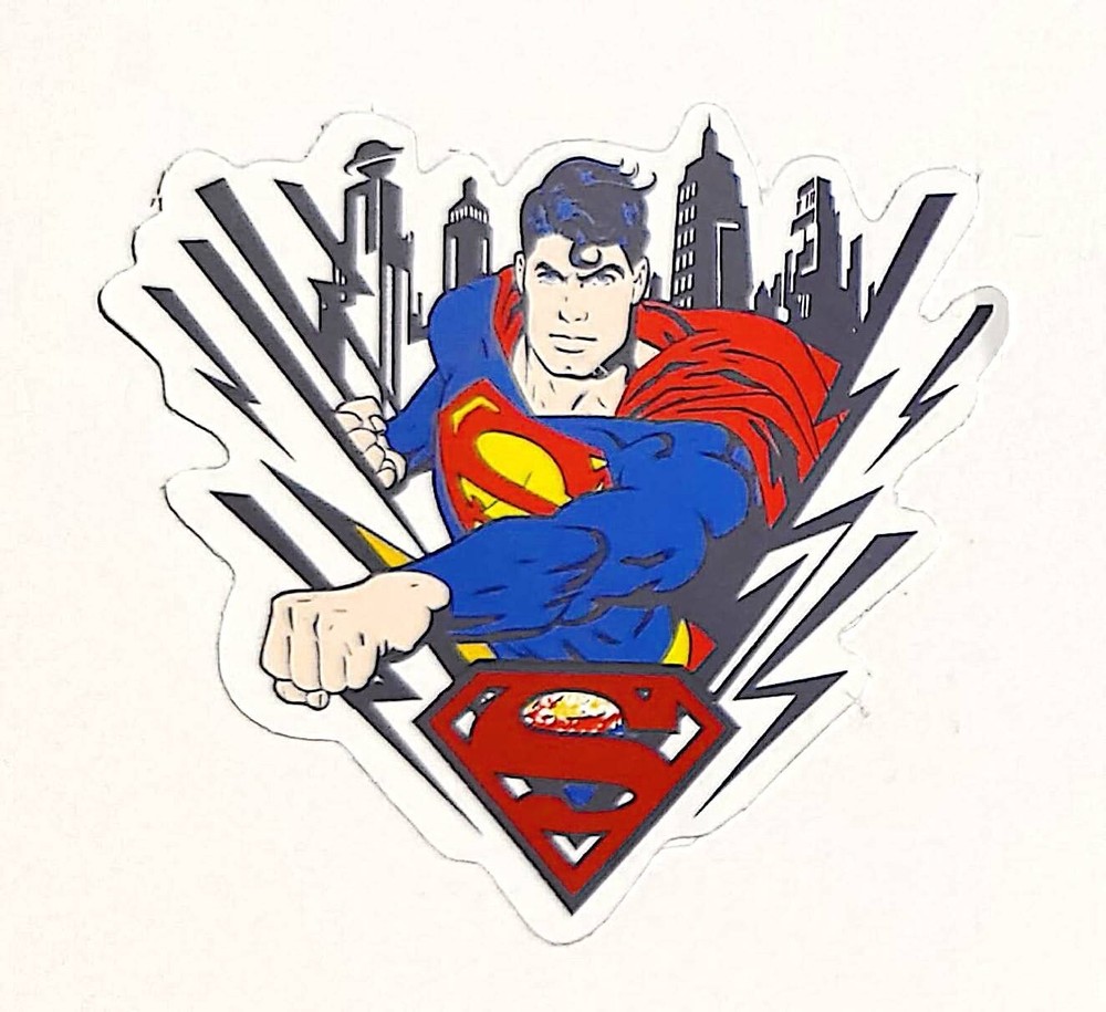 DC Comics SUPERMAN Justice League Anime Manga Water Resistant Sticker