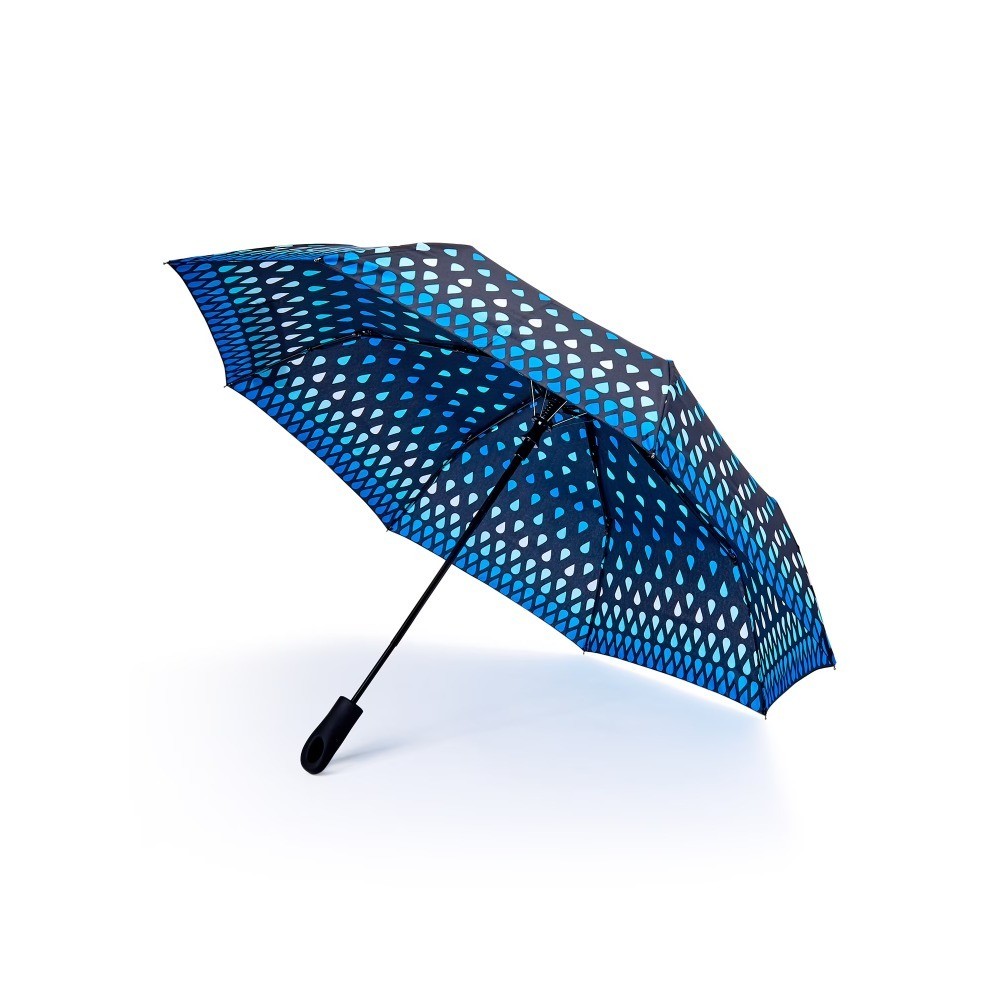 Automatic Open Rain Umbrella with Raindrops Design