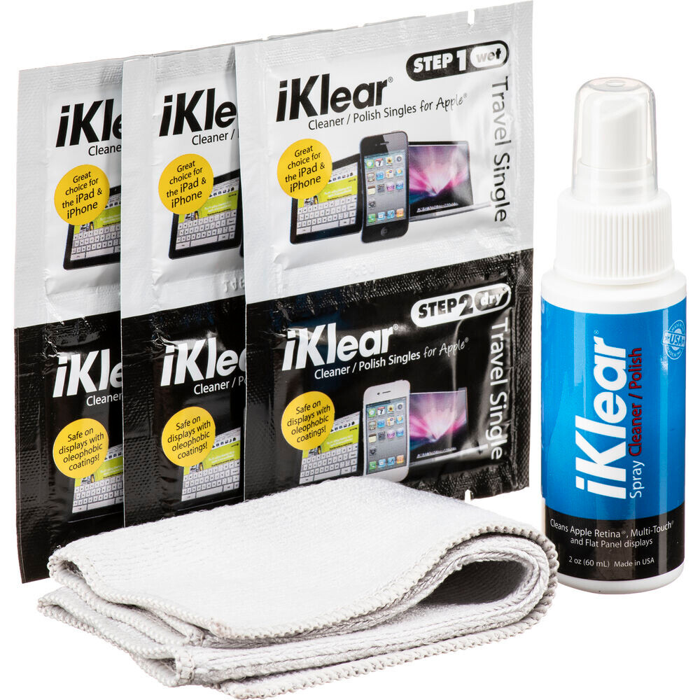 iKlear Cleaning Kit for Apple IPAD & IPHONE Devices- IK-IPAD