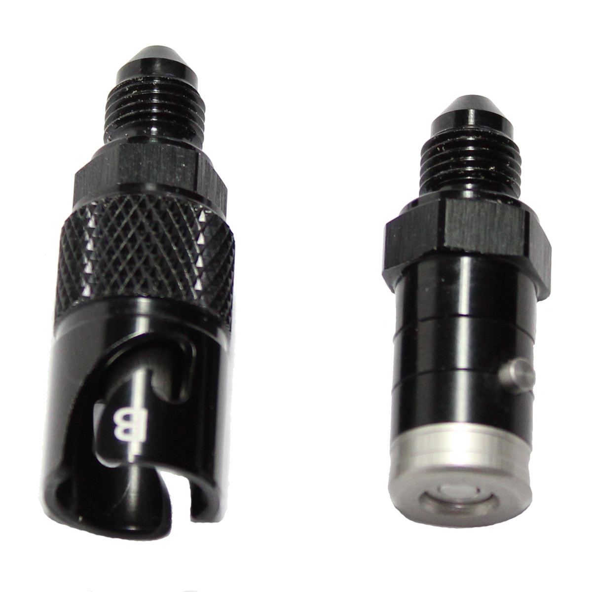 -3 AN Black Aluminum Quick Release Dry Brake Line Coupling Fitting -3AN 3AN