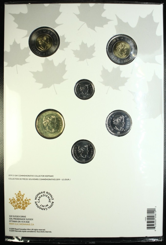 Canada 2019 - Special Edition Uncirculated Mint Set - Remember D-Day