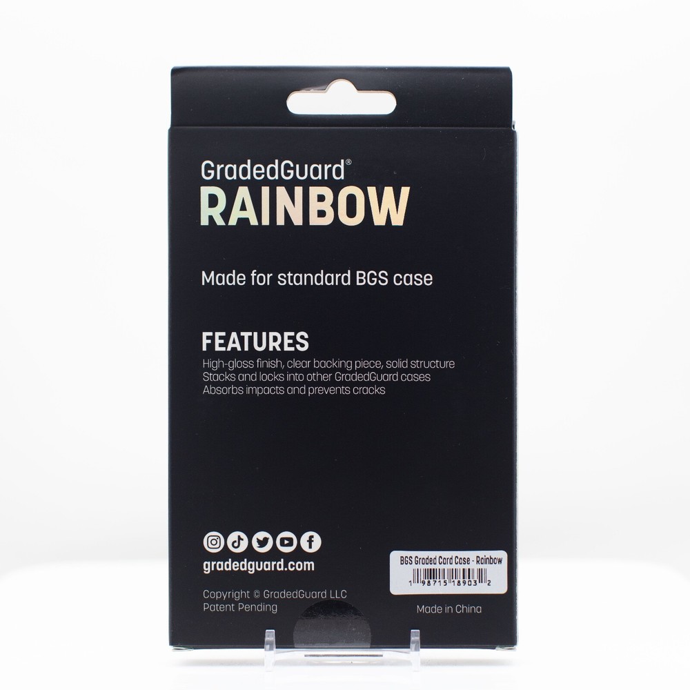 BGS - GradedGuard BGS Graded Card Case Guard Protector RAINBOW Limited Edition