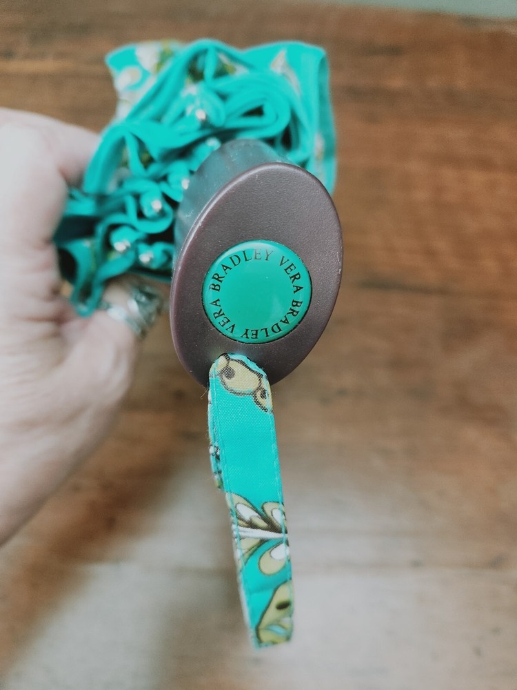 Vera Bradley Peacock Pattern Compact Umbrella Retired RARE EUC