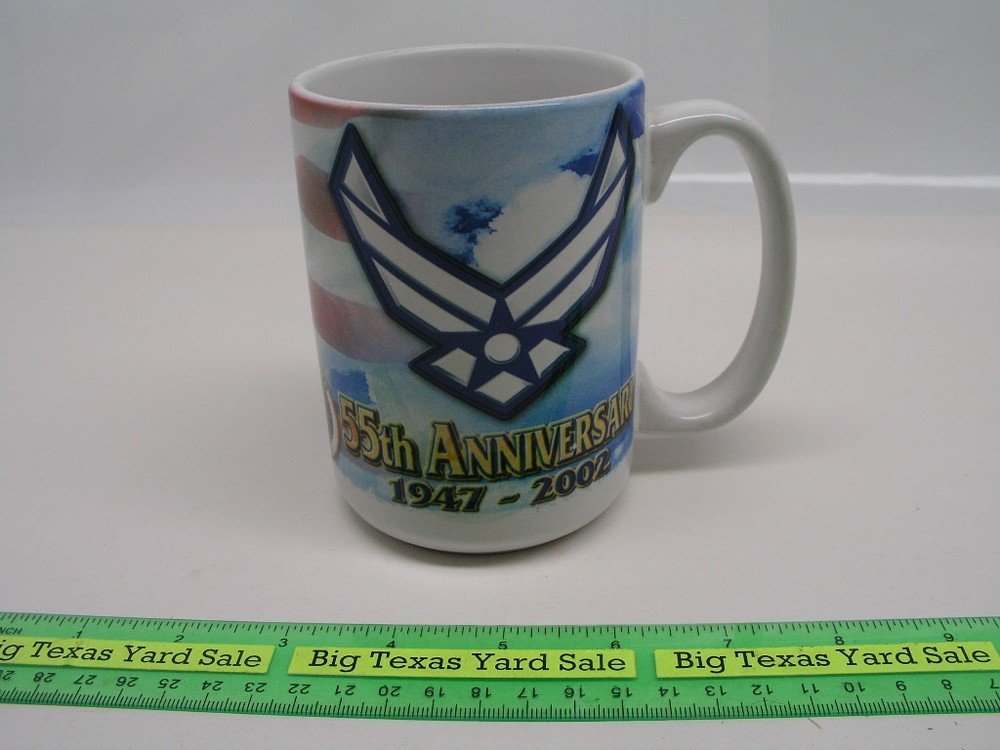 2002 Air Force 55th Anniversary Coffee Mug