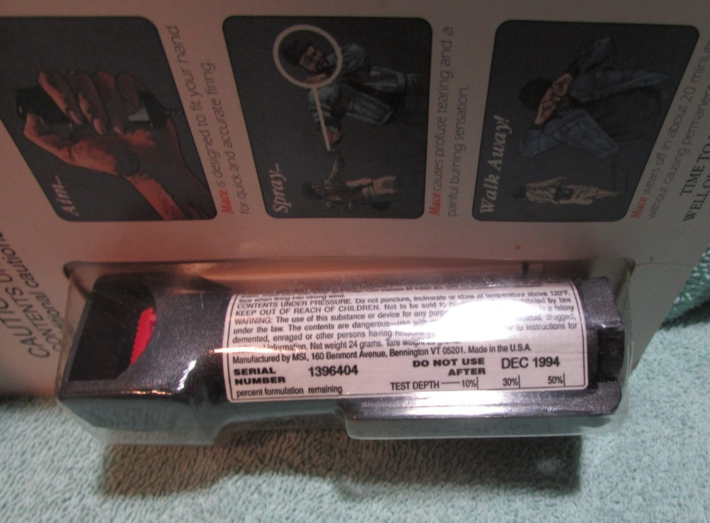 Vintage Original Mace Pepper Spray