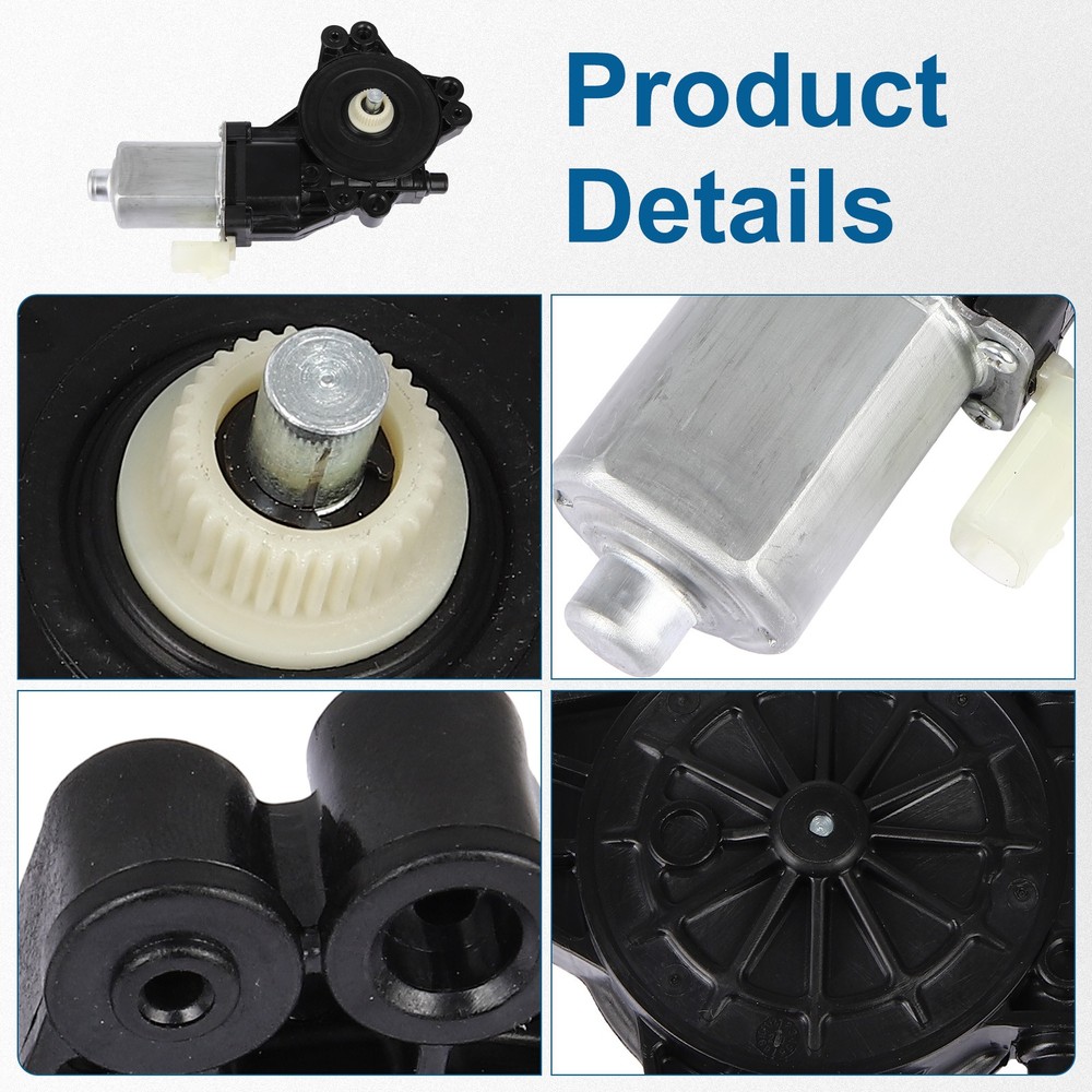 For Jeep Compass 2007-2017 Front Right Passenger Side Window Motor with 2-Pin