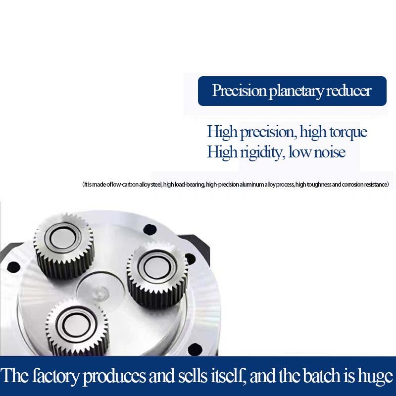 High Precision Planetary Gear Reducer Step-Down 19mm Input Low Noise 5:1-100:1