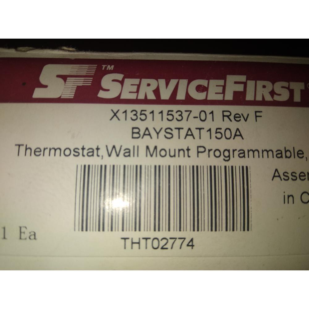 TRANE BAYSTAT150A 3HEAT/2COOL DIGITAL DISPLAY PROGRAMMABLE THERMOSTAT
