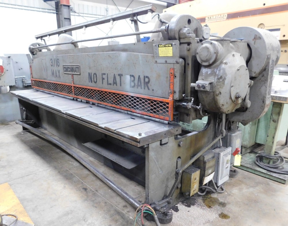 #10965: Cincinnati 12' x 3/16 Mechanical Shear