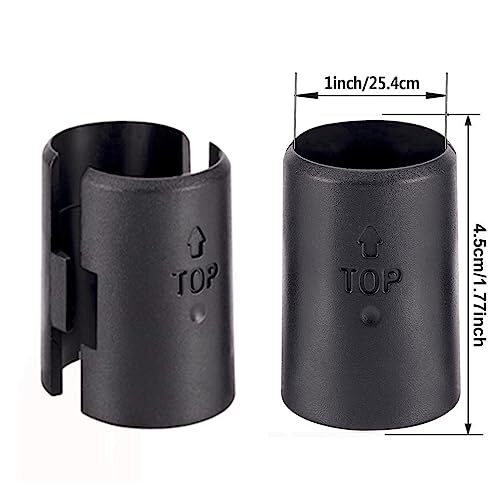 Wire Shelf Clips Shelving Split Sleeves Lock Metal Rack Fits 1" Post 54-Pack