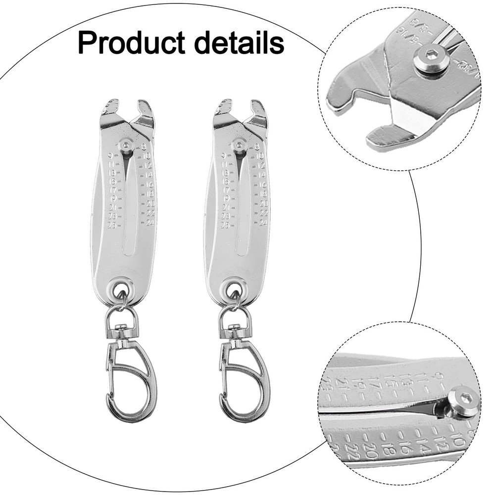 Essential 2PC Thread Size Examination Kit for DIY Enthusiasts and Professionals