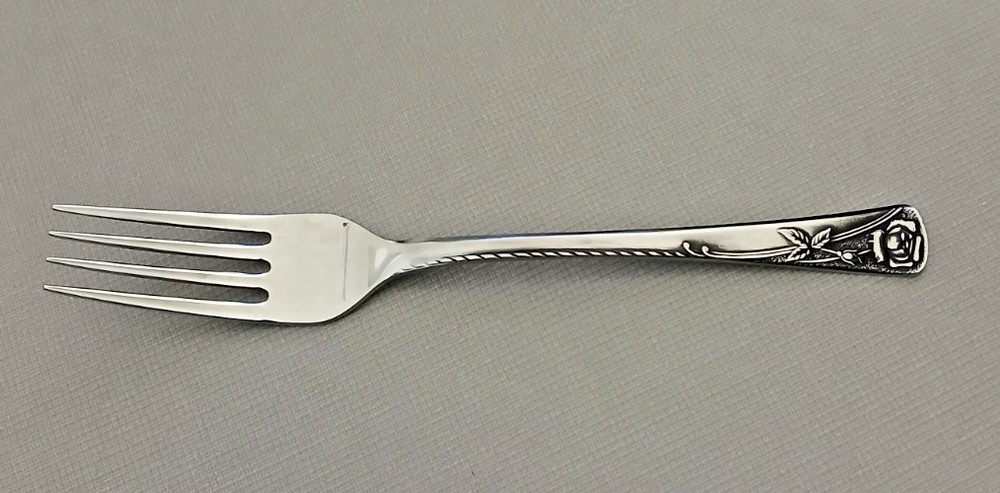 Noritake 18-8 Stainless Japan ROSETTA DINNER FORK 7 1/4" Flatware Silverware