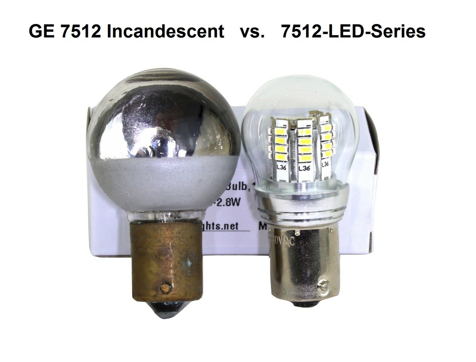 Whelen Grimes Nav Light Bulb RA-7512 W1290 Position LED Bulbs - 2 pack