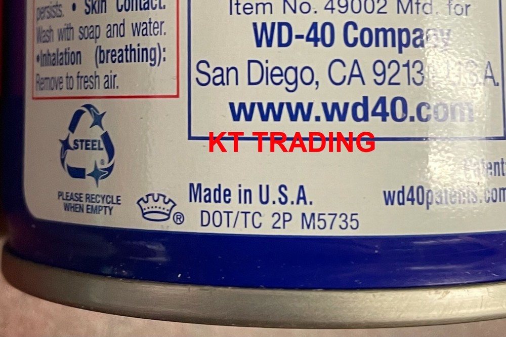 WD-40 Engines Tools Hinges Wheels Gears MULTI-USE Rust Squeak Moisture Remover