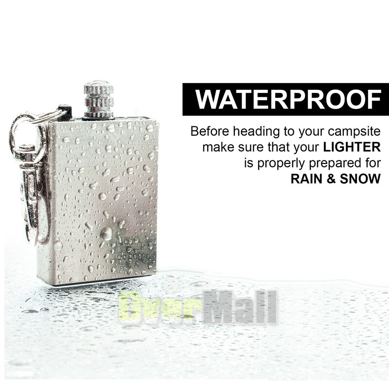 Lighter Flint Magnesium Emergency Fire Starter Camp Survival Refill Waterproof