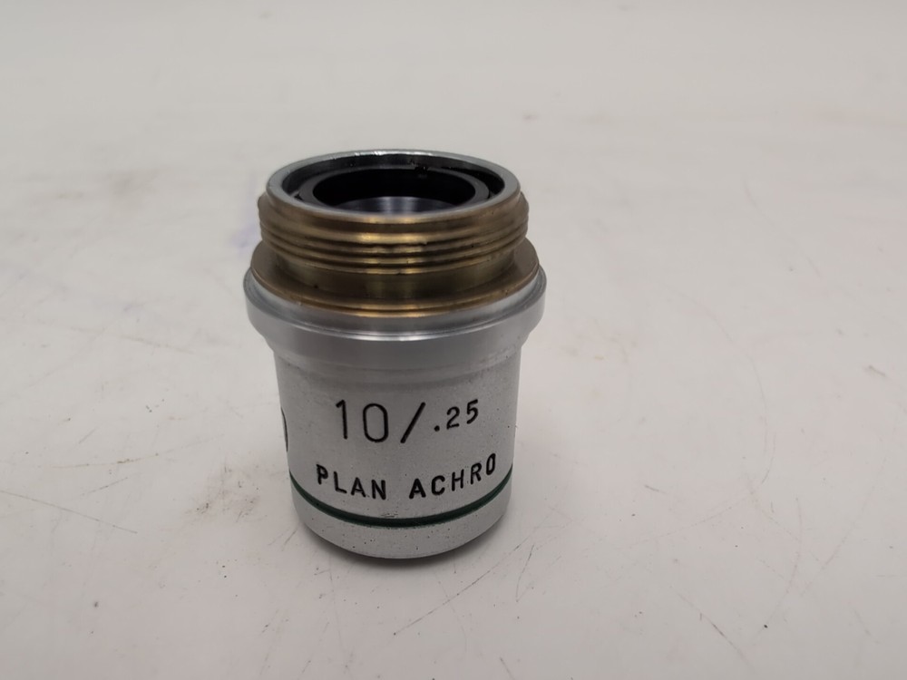AO CAT 1019 OBJECTIVE PLAN ACHRO MICROSCOPE PART OPTICS 10 / .25
